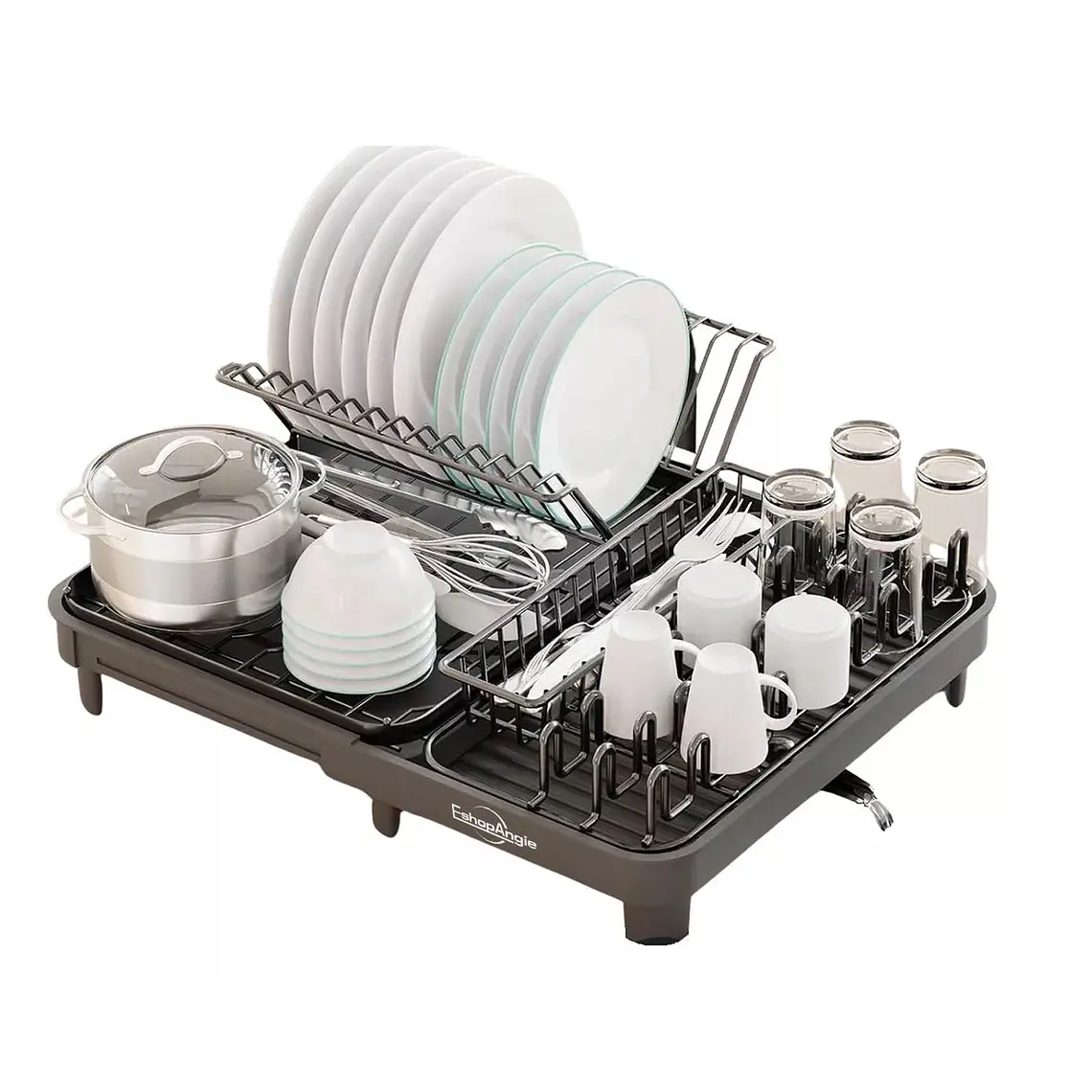 Escurridor De Platos Plegable Secaplatos Para Cocina 1