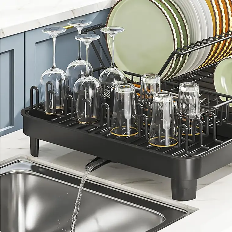 Escurridor De Platos Plegable Secaplatos Para Cocina 4