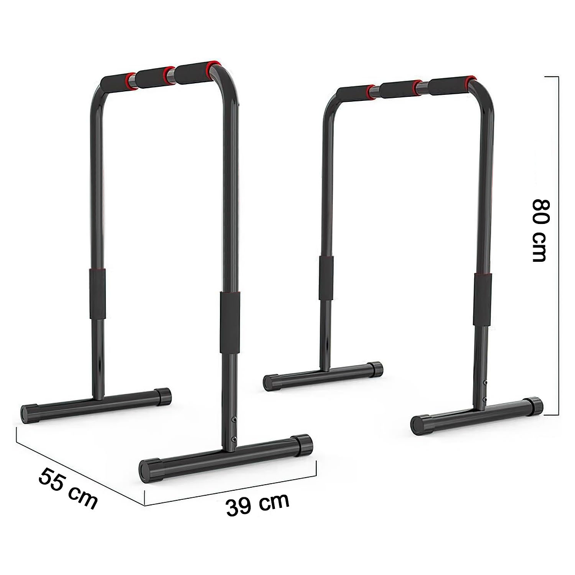 Barras Paralelas Calistenia Ajustables 80-90cm 6