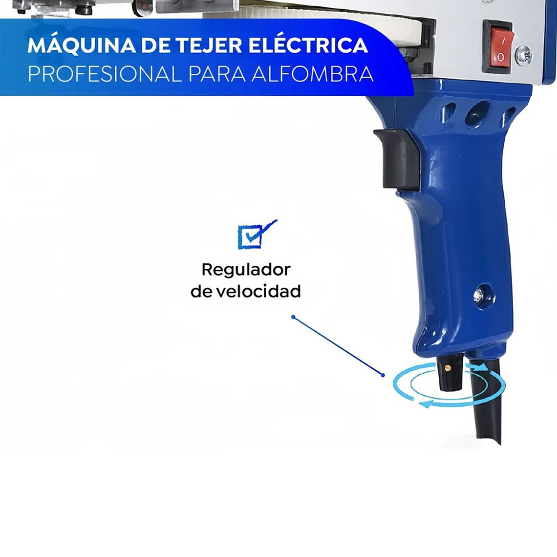 Pistola Tufting 2 En 1 Cut Y Loop Maquina De Tejer Alfombras 2