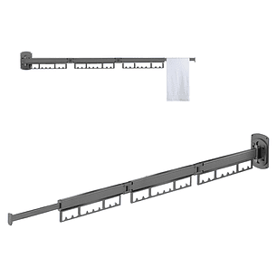 Tendedero Plegable Colgadores De Ropa Ajustable