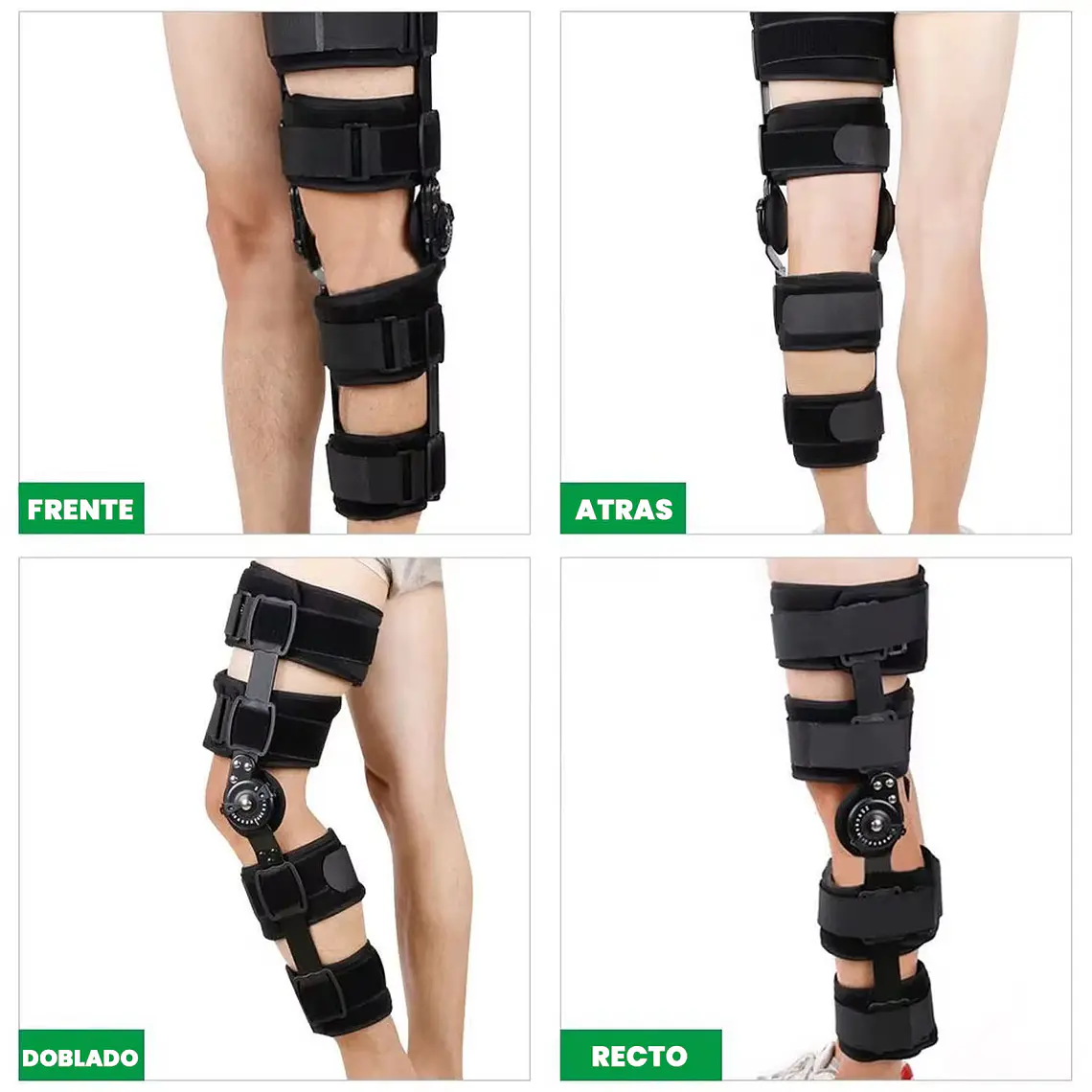 Inmovilizador De Rodilla Con Regulacion Extesion Talla Unica 5