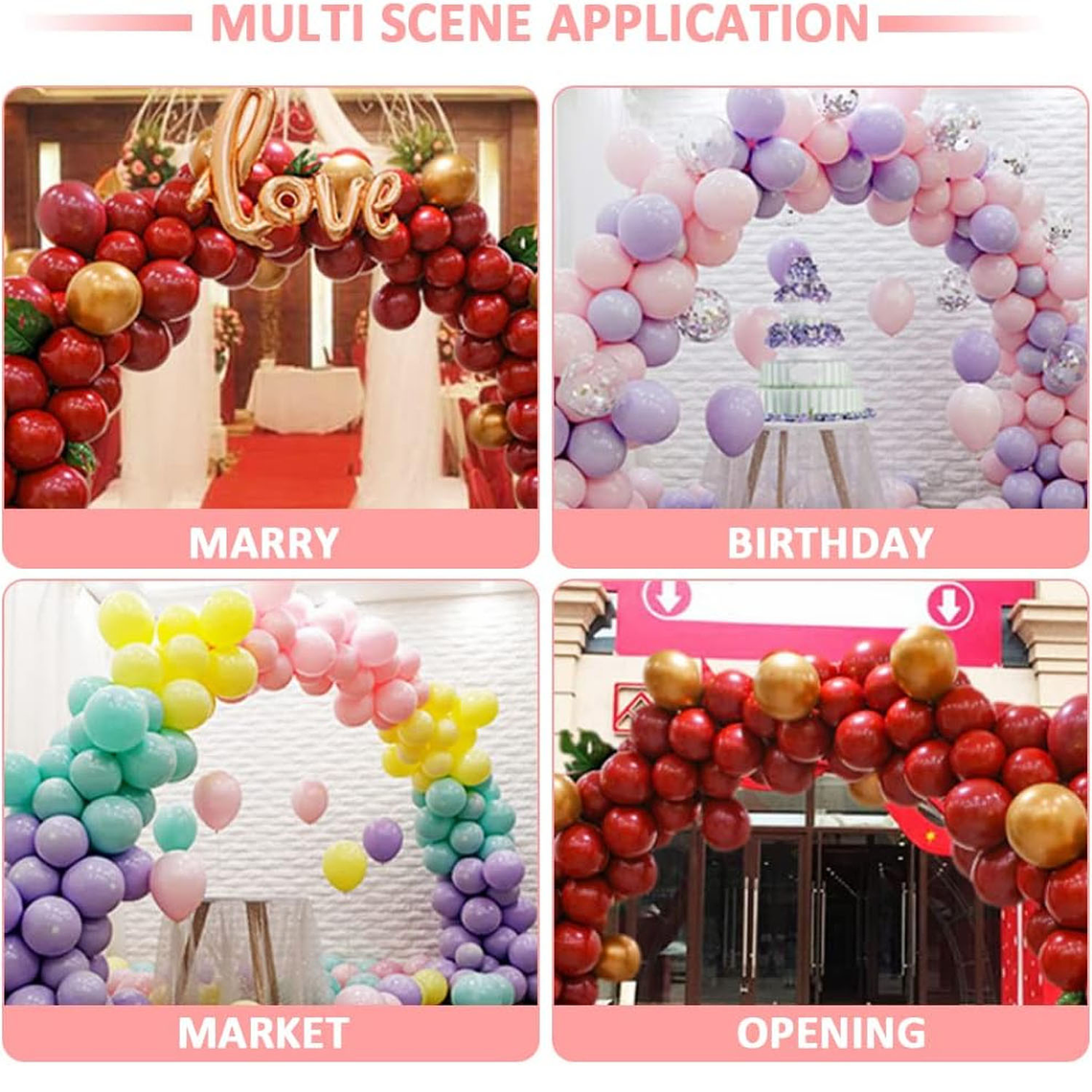 Base Estructura Para Arco De Globos Completo 2.7 X 3 Metros 4