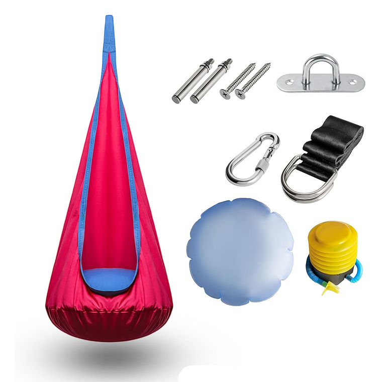 Columpio Sensorial Hamaca Niños Interior Y Exterior Con Cojín 2