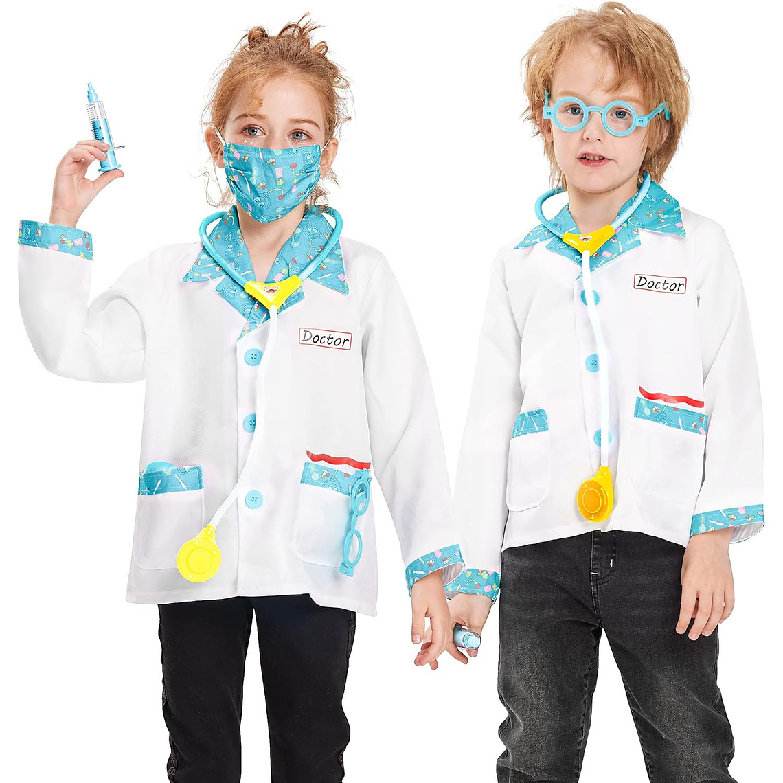 Disfraz De Doctor Con Accesorios Para Niños Y Niñas 3