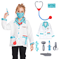 Disfraz De Doctor Con Accesorios Para Niños Y Niñas - Miniatura 1