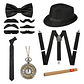 Set De Disfraz Fiesta De Gatsby 12 Piezas Para Hombre De Los Años 20 - Miniatura 1