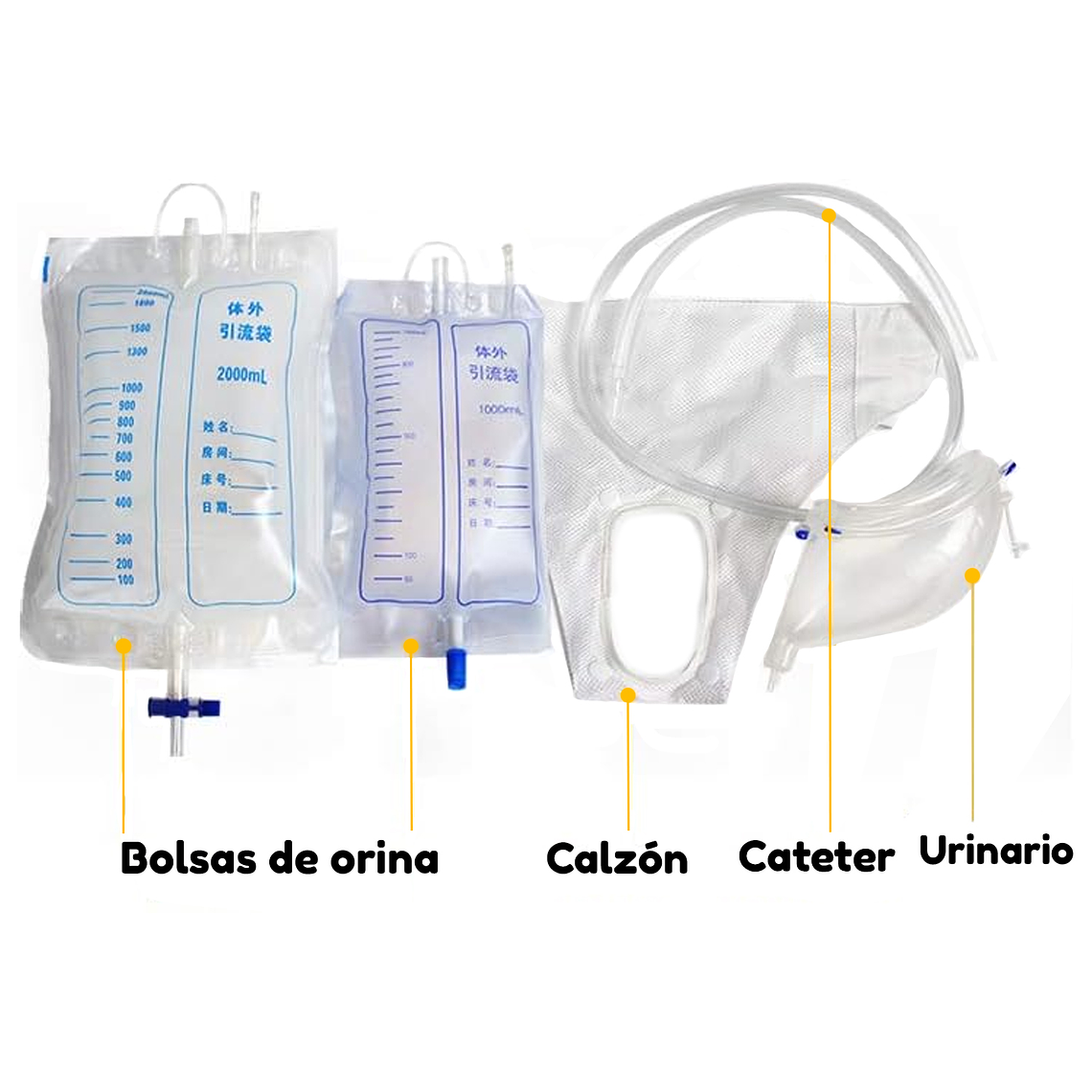 Colector De Orina Portátil Ahorre Pañales Silicona Normal 7