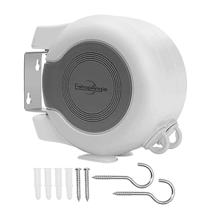 Tendedero Retráctil Colgador de Ropa Doble Linea