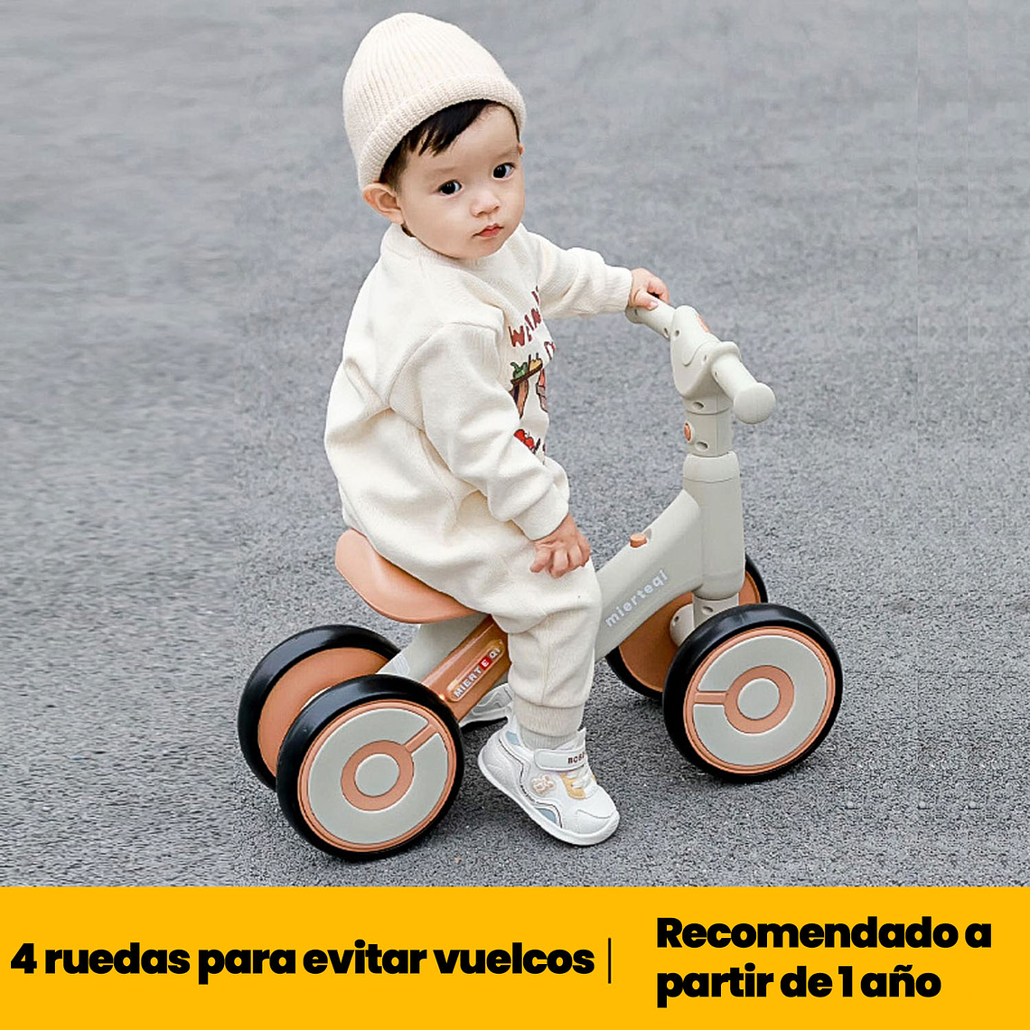 Bicicleta De Equilibrio Aprendizaje Niño Bebé Estable Seguro 4