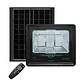 Foco 600w Exterior Ip67+ Panel Solar + Control Remoto - Miniatura 1