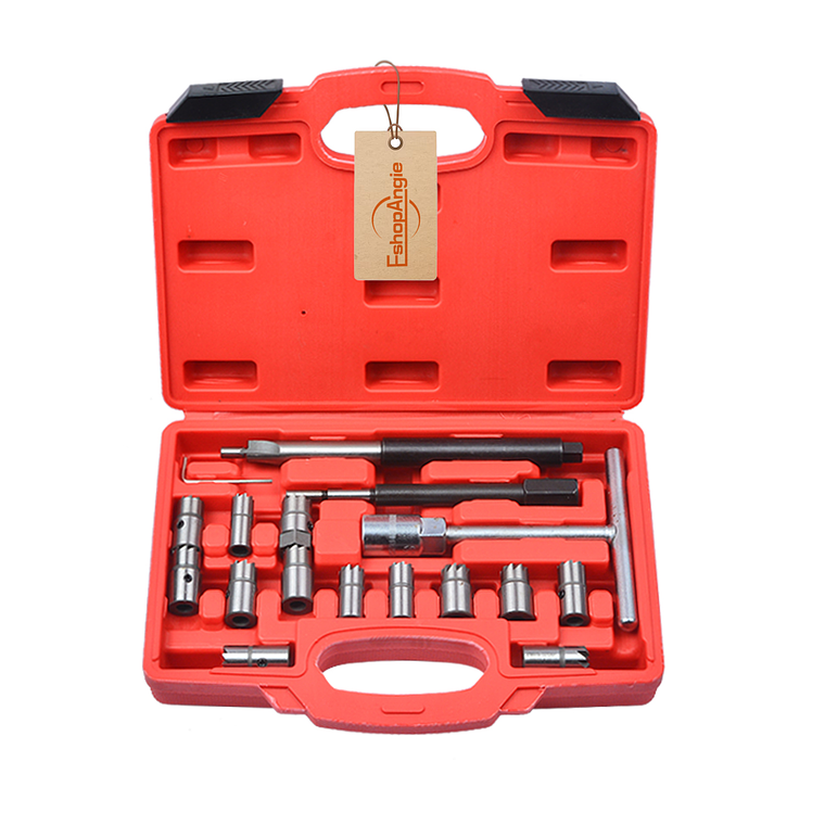 Set Escariador Asiento Inyectores Diesel Universal 17 Piezas 1