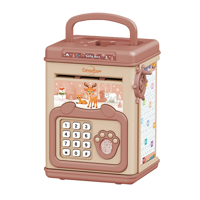 Alcancía De Ahorro Electrónica Sonido Huella Y Contraseña 2