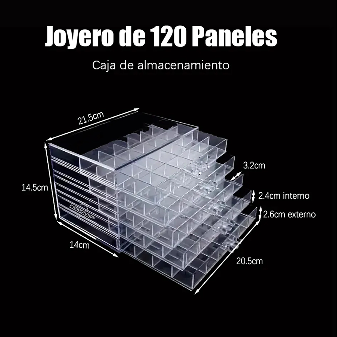 Organizador Exhibidor De Joyas Accesorios De Uñas Acrílico 5