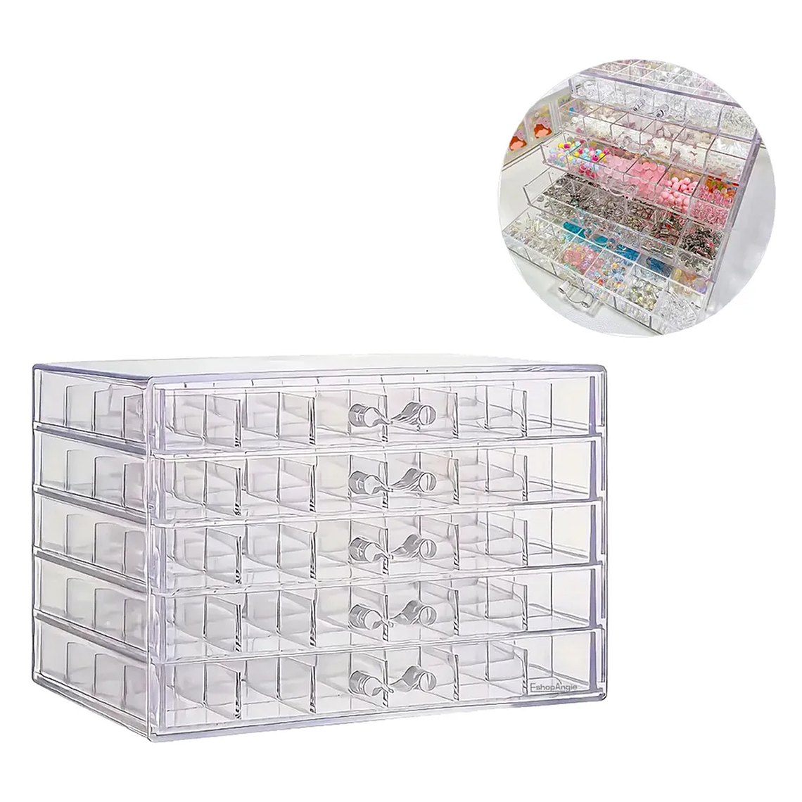Organizador Exhibidor De Joyas Accesorios De Uñas Acrílico 1