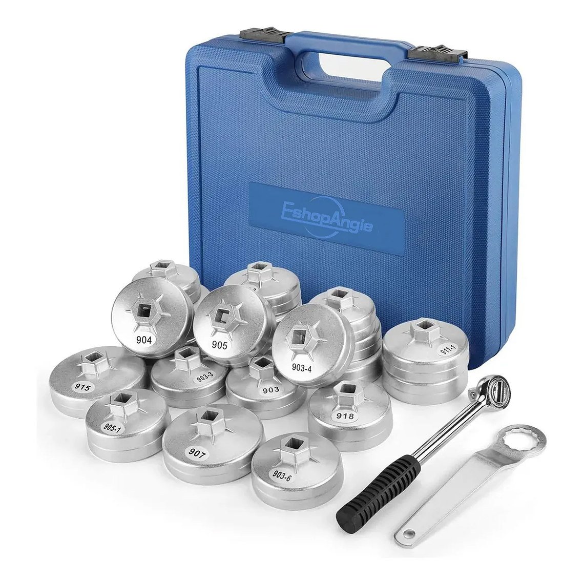 Juego De Llaves Universales De Filtro De Aceite 1/2 23pzs 2