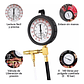 Medidor Manómetro De Presión Inyección Combustible Universal - Miniatura 2