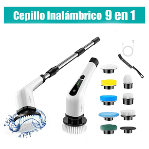 Cepillo Limpieza Eléctrico Inalámbrico Para Hogar 9 En 1