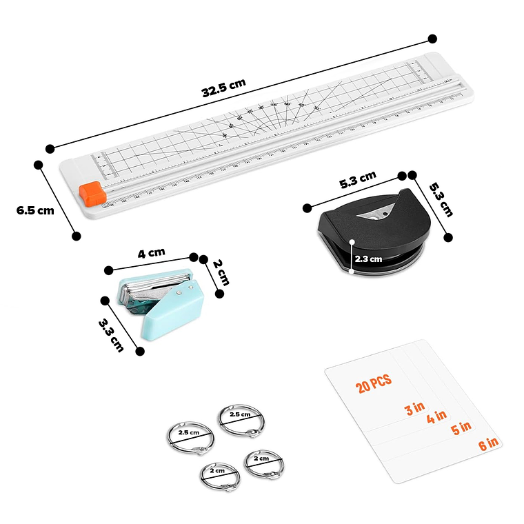 Termolaminadora Plastificadora A4 +cortador De Papel + Micas 6
