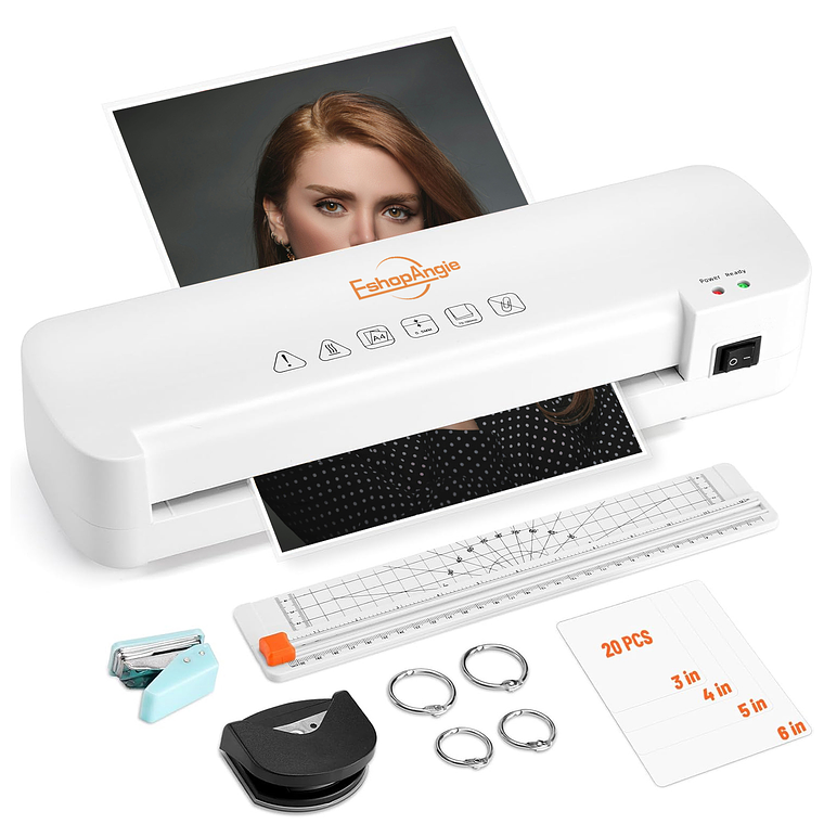 Termolaminadora Plastificadora A4 +cortador De Papel + Micas 1