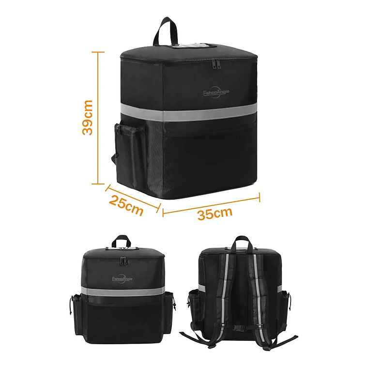 Mochila Térmica Para Delivery Repartidor Multifuncional 6