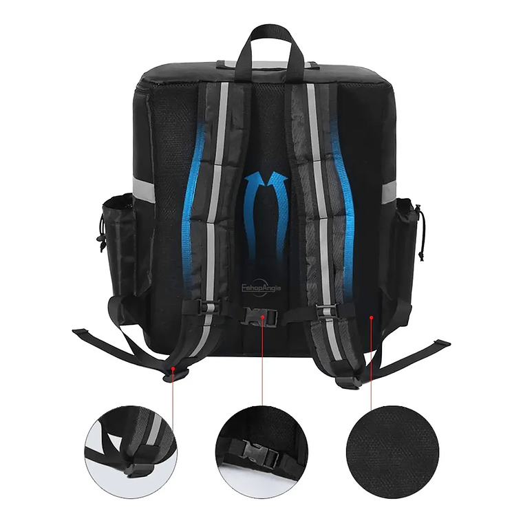 Mochila Térmica Para Delivery Repartidor Multifuncional 2
