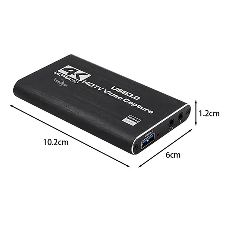 Capturadora Video Hdtv 4k Ultra Audio Mic In Streaming 3.0 6
