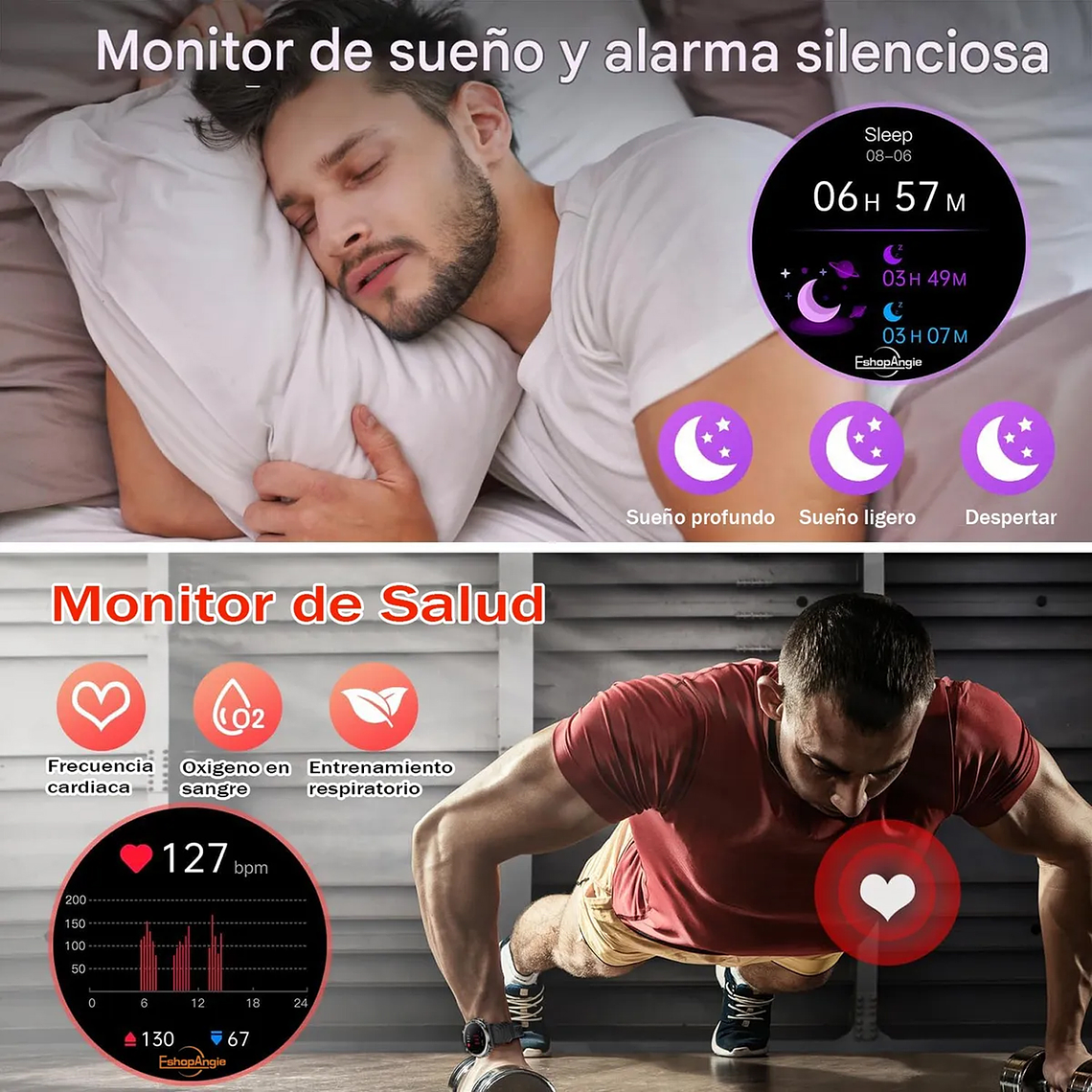 Smartwatch Deportivo Reloj Inteligente S56 Hombre Bluetooth Agregar a favoritos 6