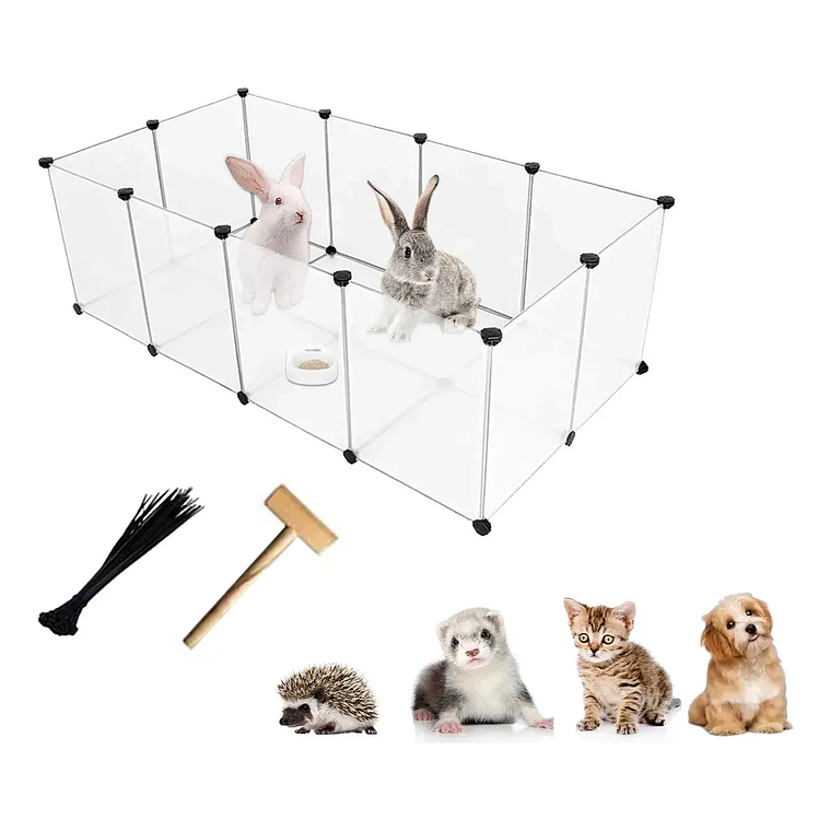 Jaula Corralito Para Mascotas Perro Gato Animales Pequeños 3