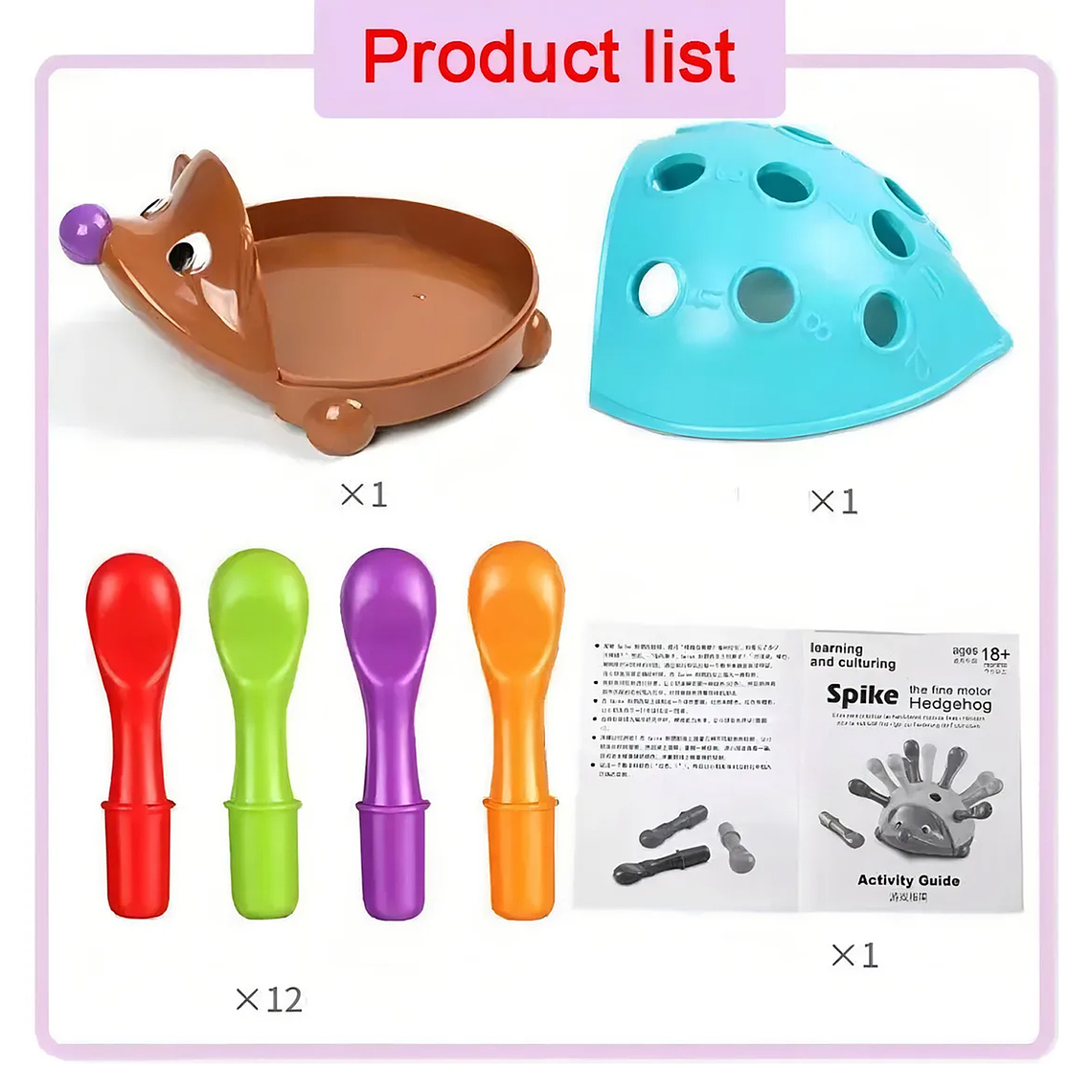 Juego Didáctico Encaje De Formas Y Figuras Para Niño Y Niña 5