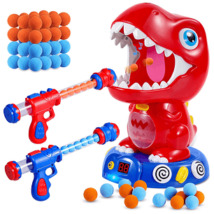Juguete De Tiro De Dinosaurio Pistolas Lanza Pelotas