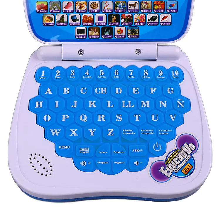 Laptop De Juguete Didáctica Educativa Con Pantalla 3