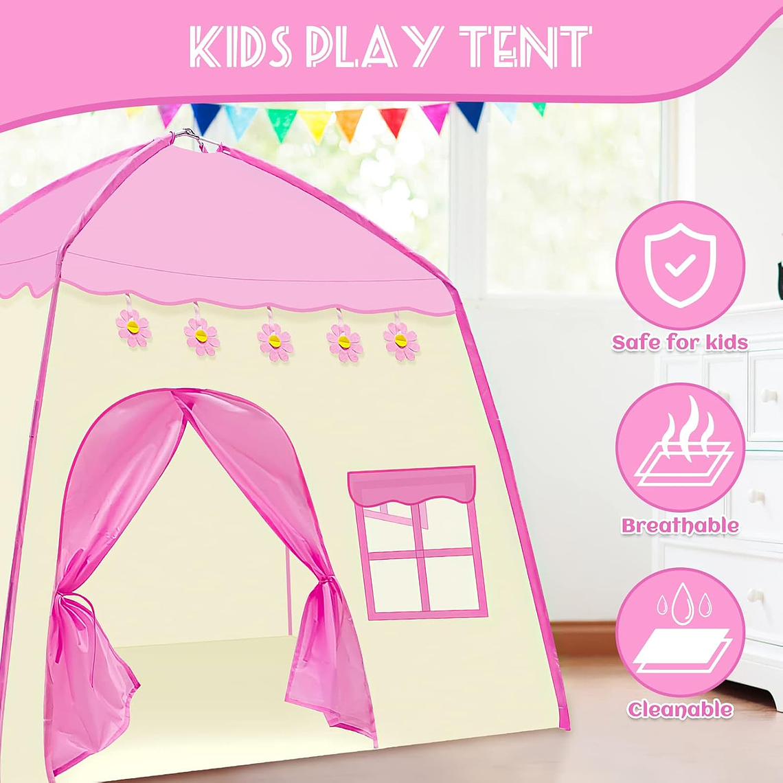 Castillo Infantil De Princesa, Carpa De Juego Para Niñas 3