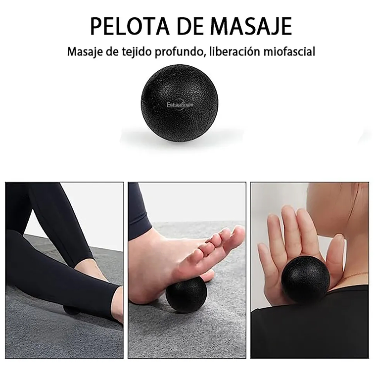 Set 9en1 Rodillo Completo Elongacion Masaje Roller Foam Yoga 2