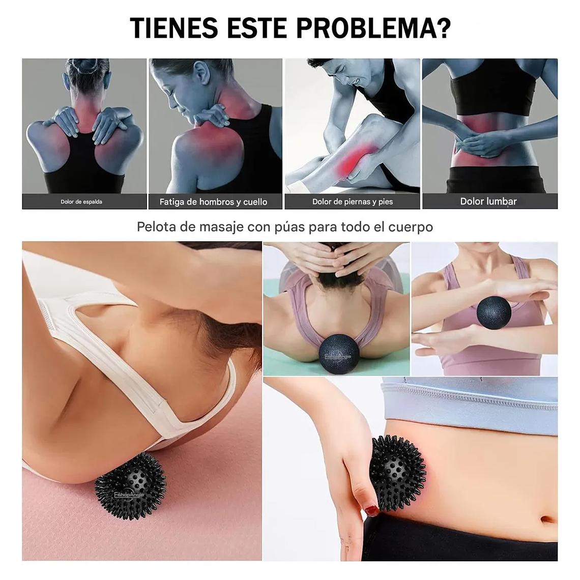 Set 9en1 Rodillo Completo Elongacion Masaje Roller Foam Yoga 4