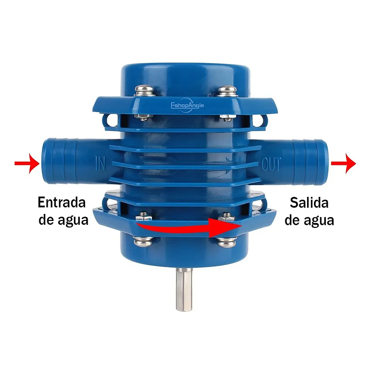 Bomba Agua De Taladro Mini Autocebante Portátil Resistente 3