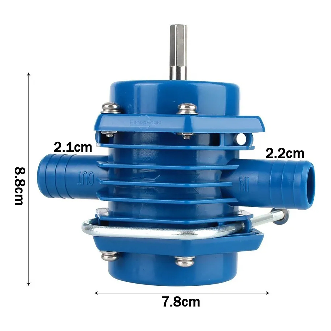 Bomba Agua De Taladro Mini Autocebante Portátil Resistente 6
