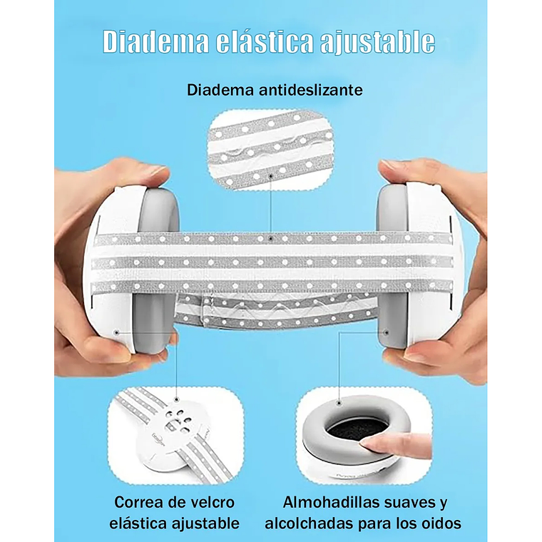Protección Audífonos Antiruido Para Bebes Niños Autismo 6