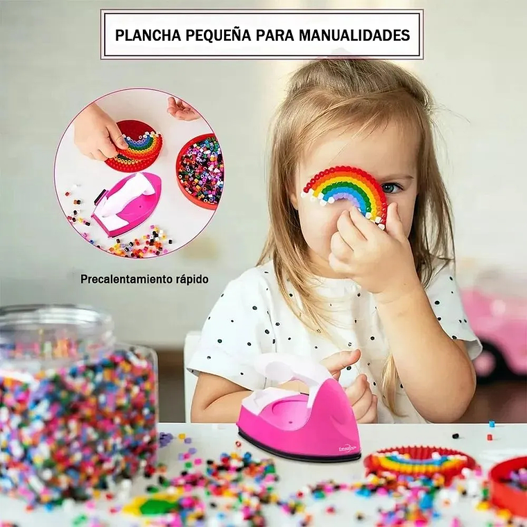 Mini Plancha Para Manualidades Portátil De Mano Eléctrica 7