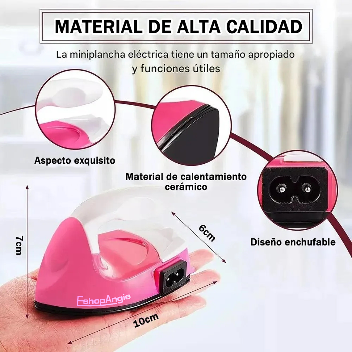 Mini Plancha Para Manualidades Portátil De Mano Eléctrica 8