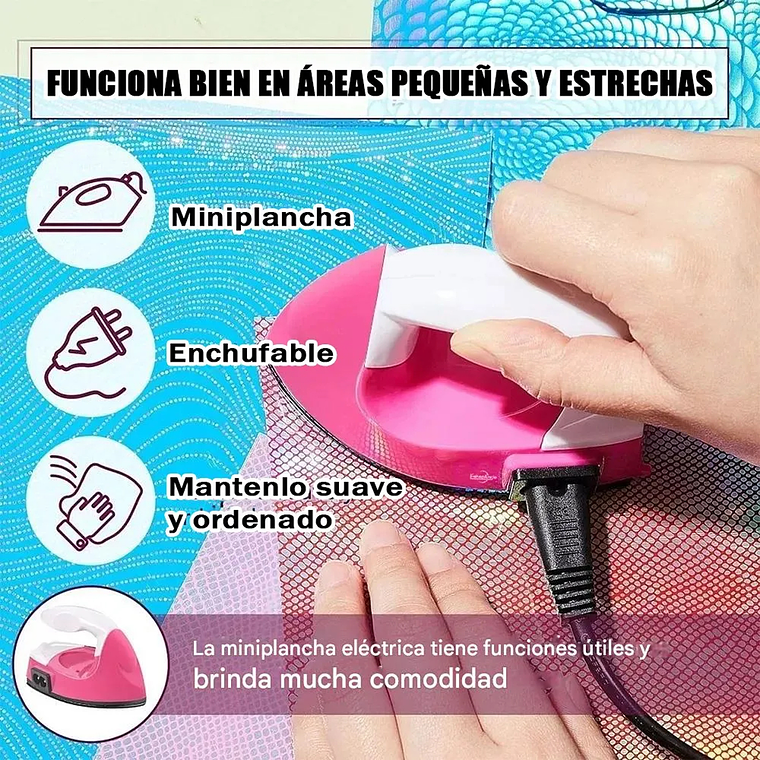 Mini Plancha Para Manualidades Portátil De Mano Eléctrica 4