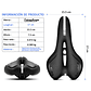 Sillín Asiento Gel Antiprostático Máxima Comodidad Bicicleta - Miniatura 6