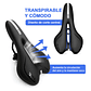 Sillín Asiento Gel Antiprostático Máxima Comodidad Bicicleta - Miniatura 2