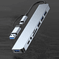 Hub Adaptador Usb Tipo C 8 En 2 Para Mac Macbook Windows - Miniatura 4