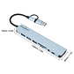 Hub Adaptador Usb Tipo C 8 En 2 Para Mac Macbook Windows - Miniatura 7