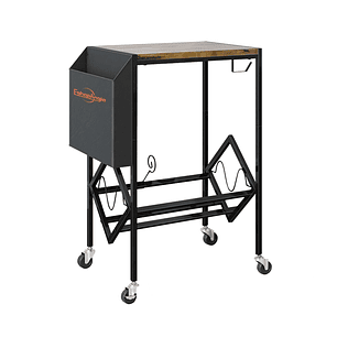 Mesa De Soporte Tocadiscos Y Almacenamiento De Vinilos