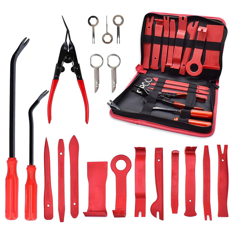 Kit De Herramientas Desmontaje Audio Tableros Auto 19 Piezas 1