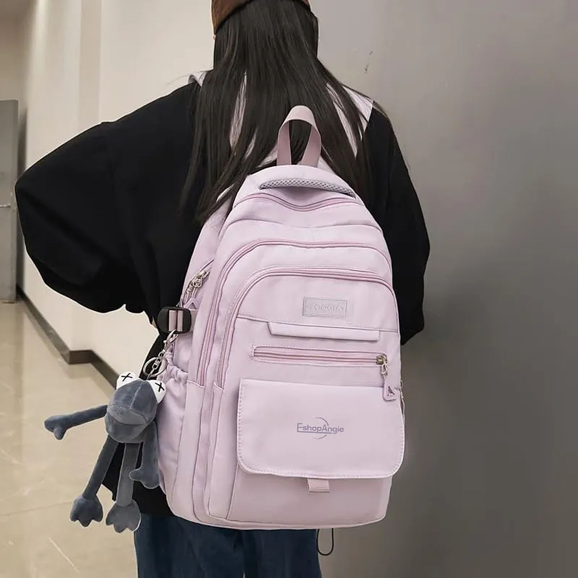 Mochila Urbana Escolar Para Viaje Bolsa Notebook Antirrobo 8