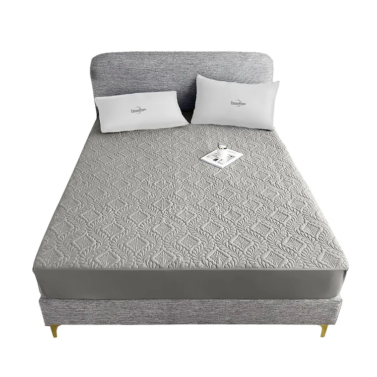 Cubre Colchón 2 Plazas Protector De Mancha Impermeable 3