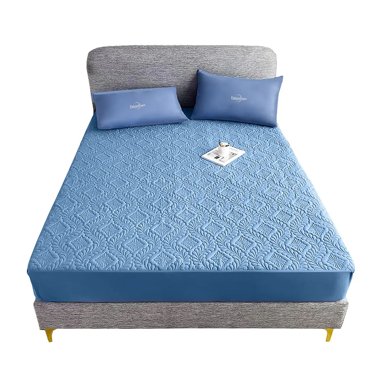 Cubre Colchón 2 Plazas Protector De Mancha Impermeable 2